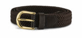 Ladies 1 inch (25mm) Stretch Belt with Gold Buckle