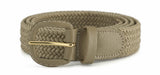 30mm Stretch Belt with Leather Covered Buckle