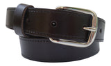 Kids Real Leather Belt with Silver Buckle