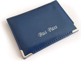 PU Leather Bus Pass / Travel Card Wallet