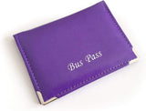 PU Leather Bus Pass / Travel Card Wallet