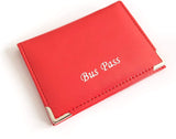 PU Leather Bus Pass / Travel Card Wallet